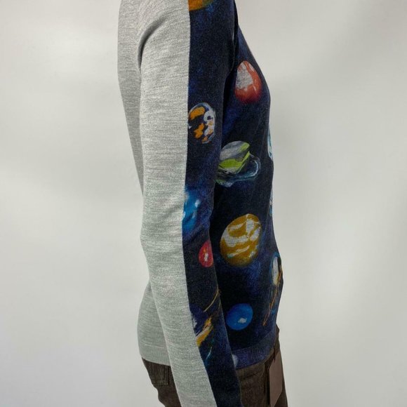 New Louis Vuitton Garment Printed Planets Crewneck - Picture 7 of 7